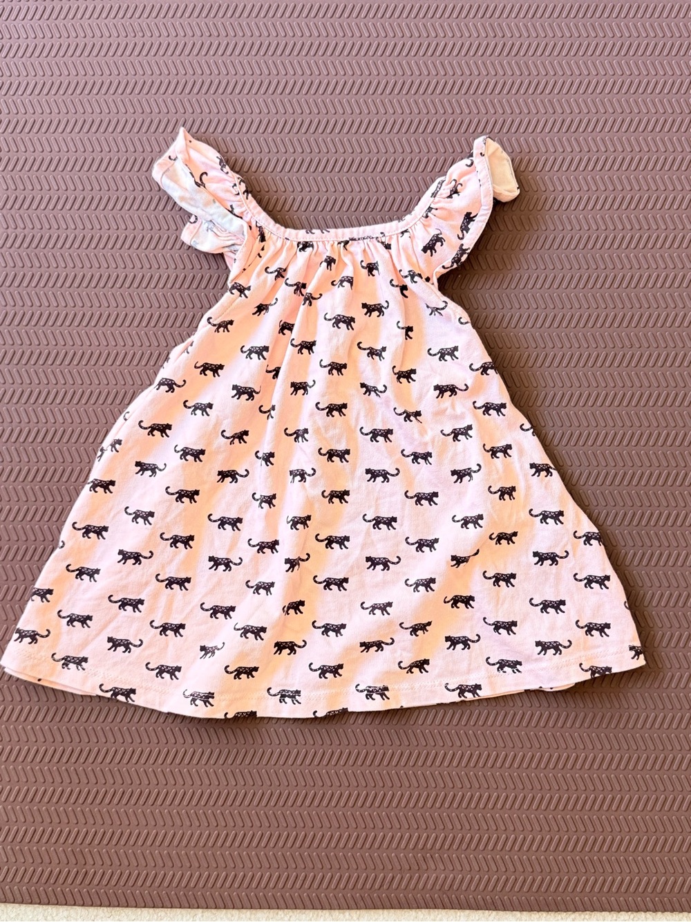 GAP Pink Dress with Black Tiger Print